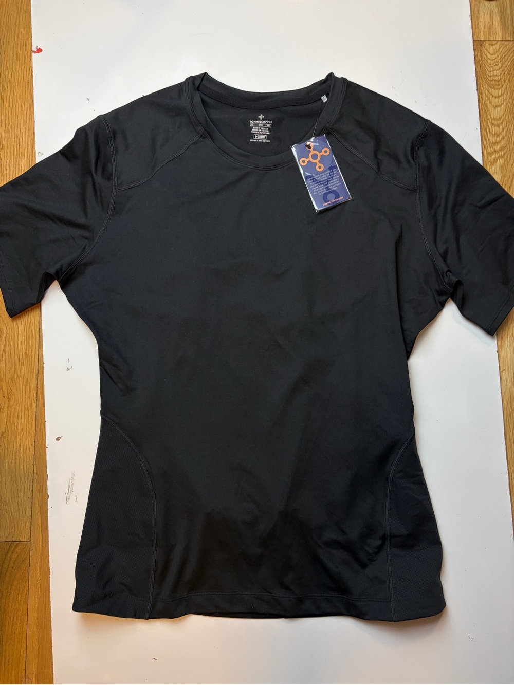 Tommie Copper men's lower back support shirt sz 2XL